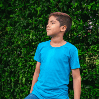 CAMISETA OPEN END NIÑO CUELLO REDONDO