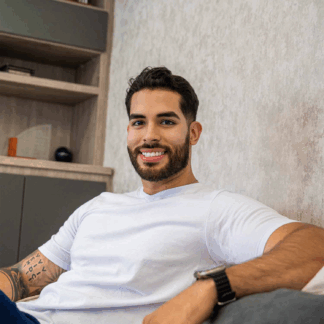 CAMISETA OPEN END ADULTO CUELLO EN V