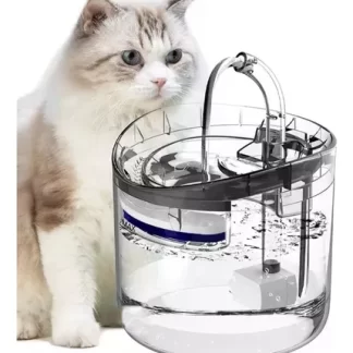 FUENTE DE AGUA PARA MASCOTAS TRANSPARENT