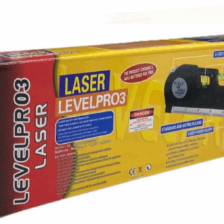 NIVEL LASER 3 BURBUJAS CINTA MÉTRICA