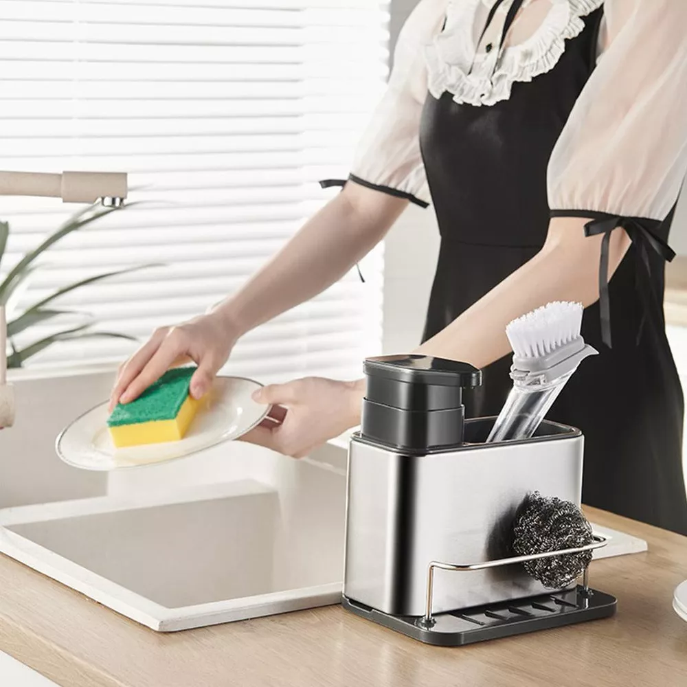 DISPENSADOR DE JABÓN CON SOPORTE - Image 2