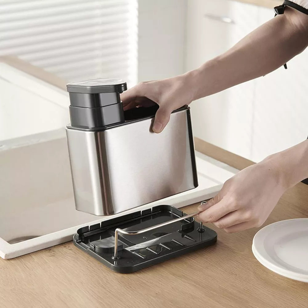 DISPENSADOR DE JABÓN CON SOPORTE - Image 3