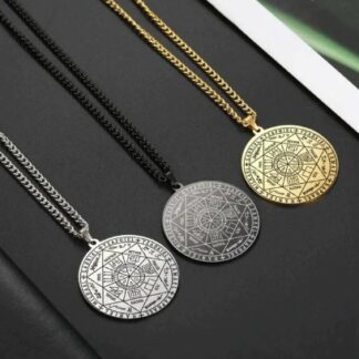 COLLAR SELLO 7 ARCANGELES + CAJA REGALO