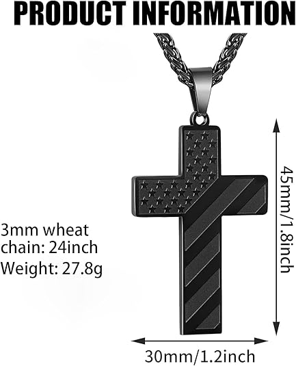 COLLAR CRUZ IRONPRIDE USA + CAJA REGALO - Image 4