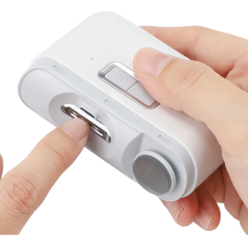 CORTA UÑAS ELLECTRICO 2 EN 1 CON LUZ