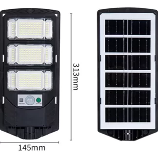 LAMPARA LED SOLAR CON SENSOR 3 LED