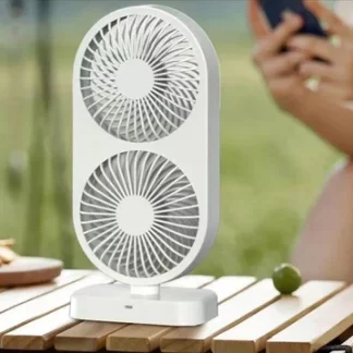 VENTILADOR DE TORRE CON 2 CABEZALES