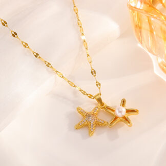 COLLAR ESTRELLA DE MAR + CAJA REGALO